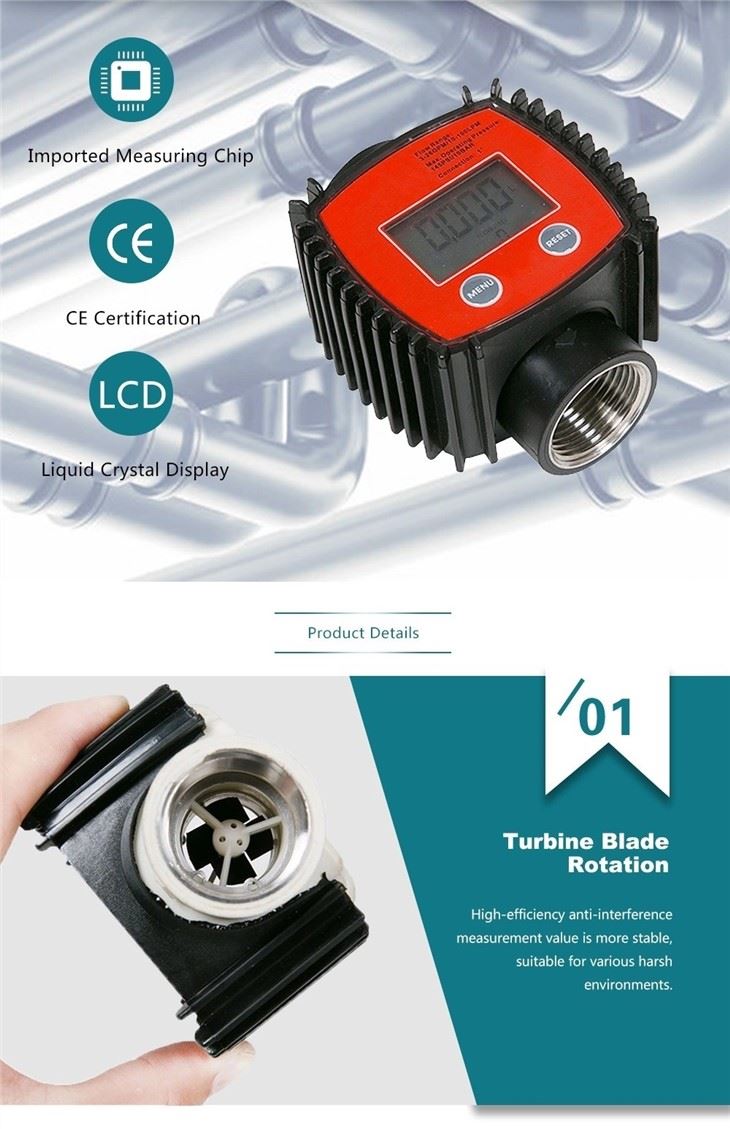 IP65 Flowt Little Turbine Flow Meter